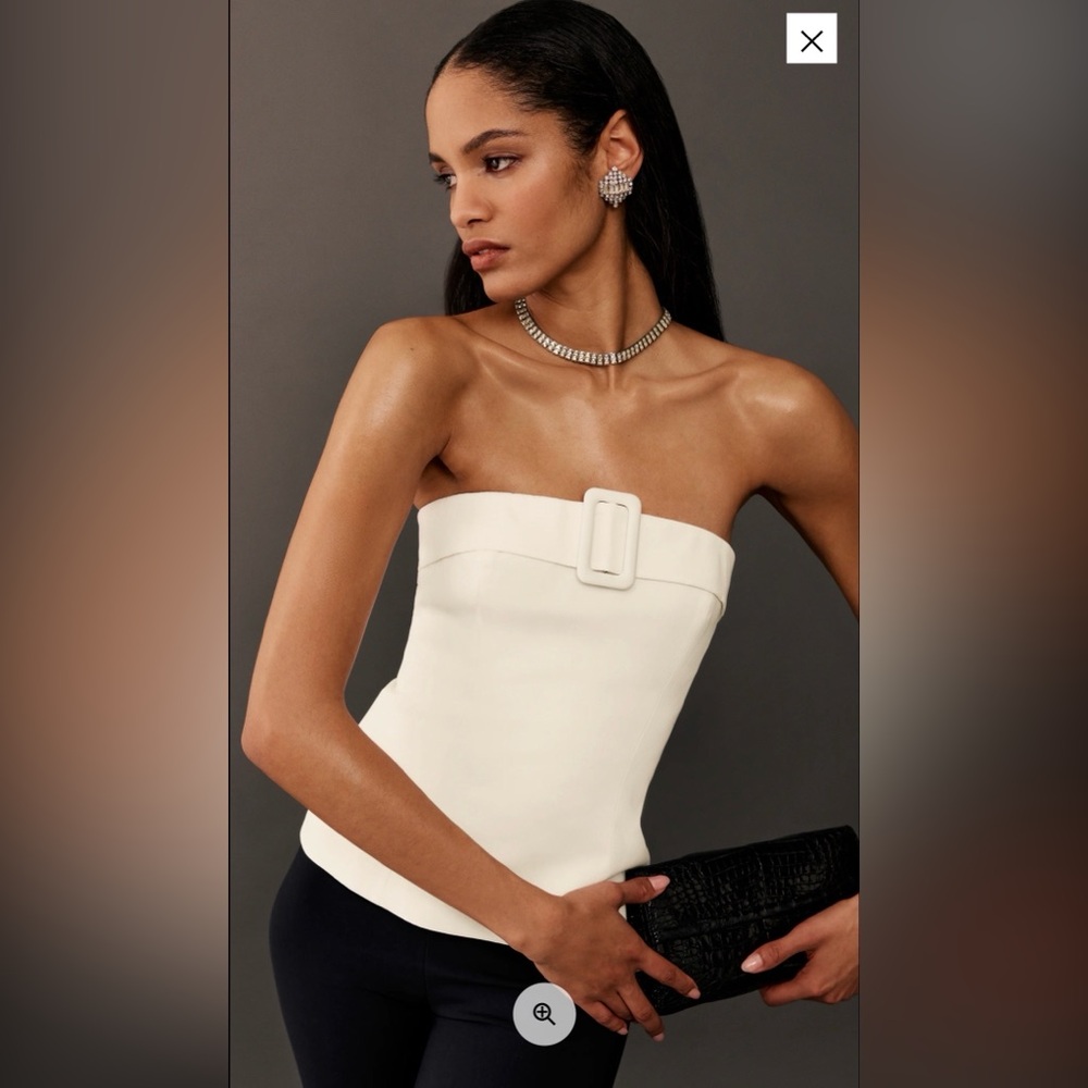 Reformation Aradia Top in Fior Di Latte